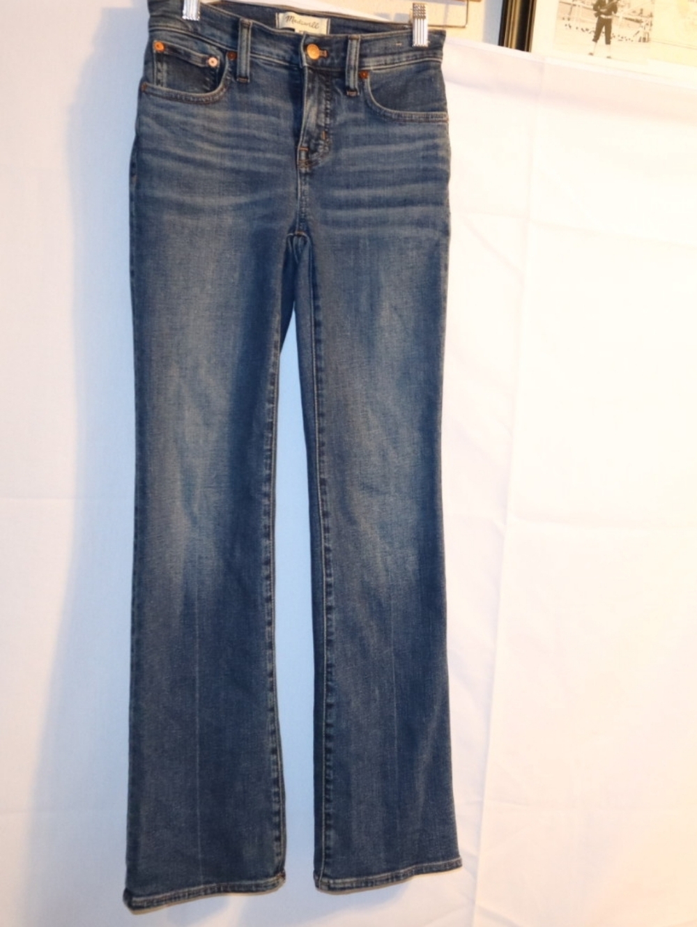 Madewell Petite Kick Out Full-Length Jeans in Devito Wash Size 23 Petite - Picture 5 of 15